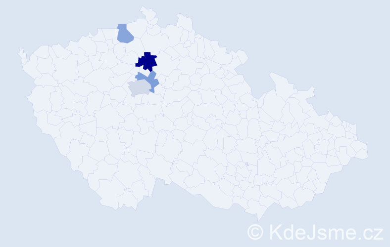 Příjmení: 'Alakbarova', počet výskytů 6 v celé ČR