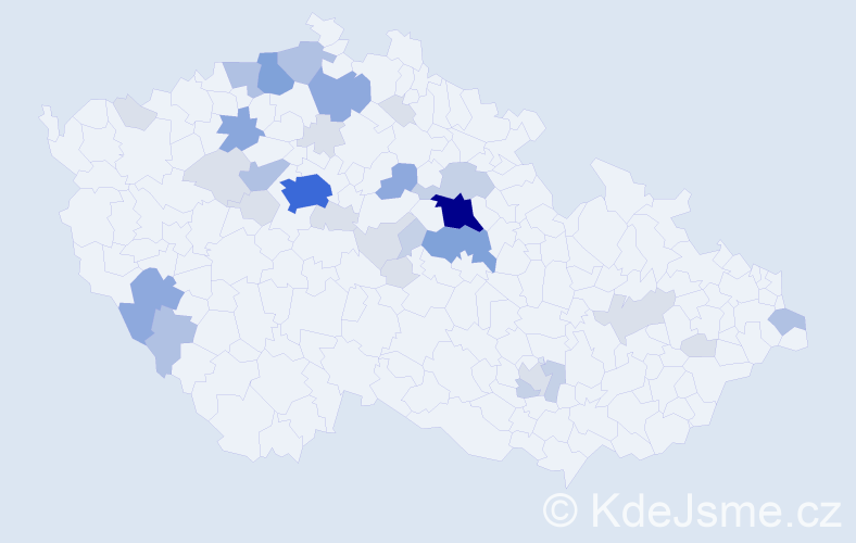 Příjmení: 'Ipser', počet výskytů 97 v celé ČR