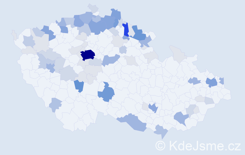 Příjmení: 'Krause', počet výskytů 267 v celé ČR