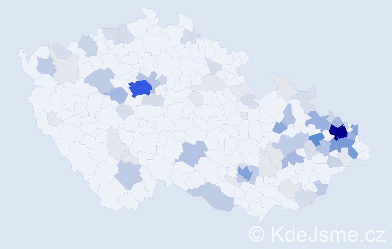 Příjmení: 'Schenková', počet výskytů 267 v celé ČR