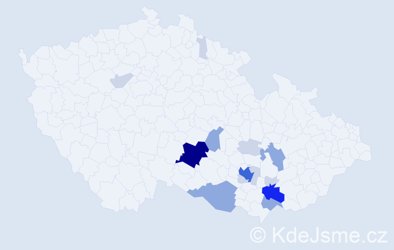 Příjmení: 'Filipenská', počet výskytů 47 v celé ČR