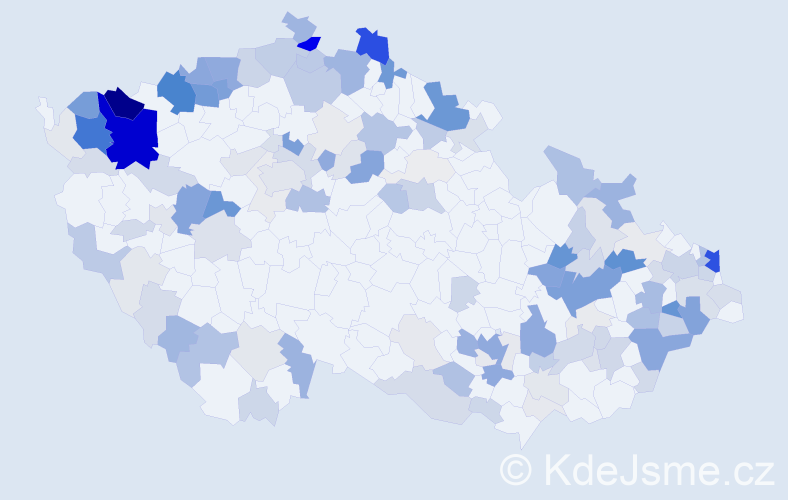 Příjmení: 'Šandor', počet výskytů 541 v celé ČR
