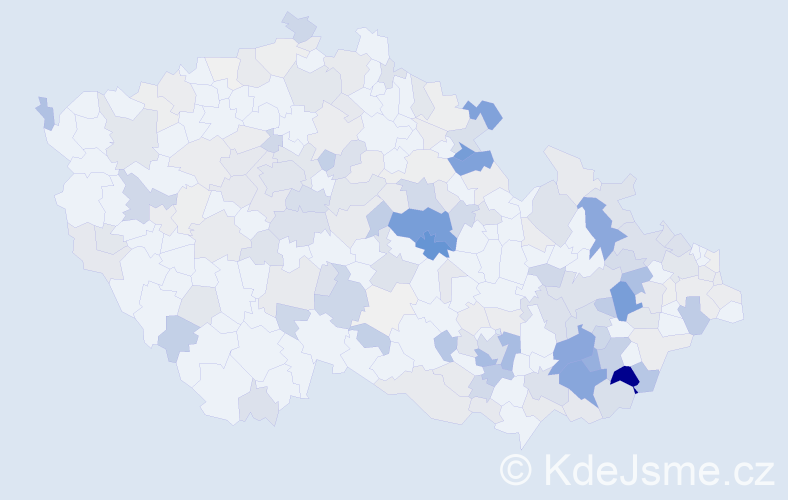 Příjmení: 'Remeš', počet výskytů 785 v celé ČR