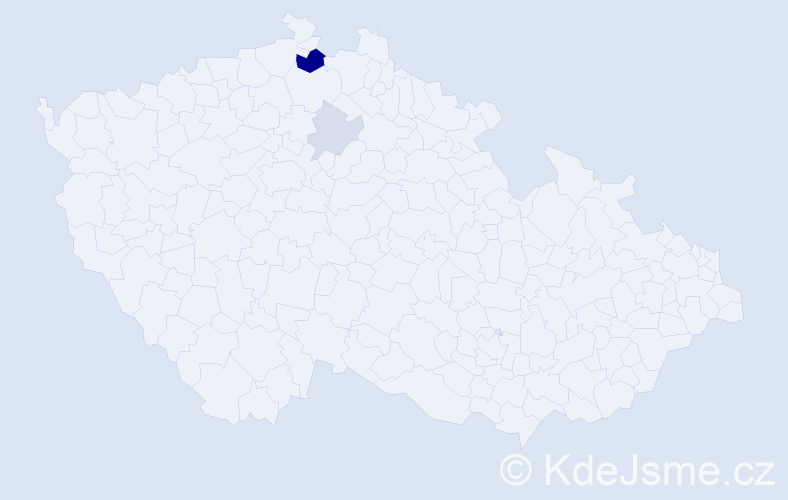 Příjmení: 'Povalečová', počet výskytů 7 v celé ČR