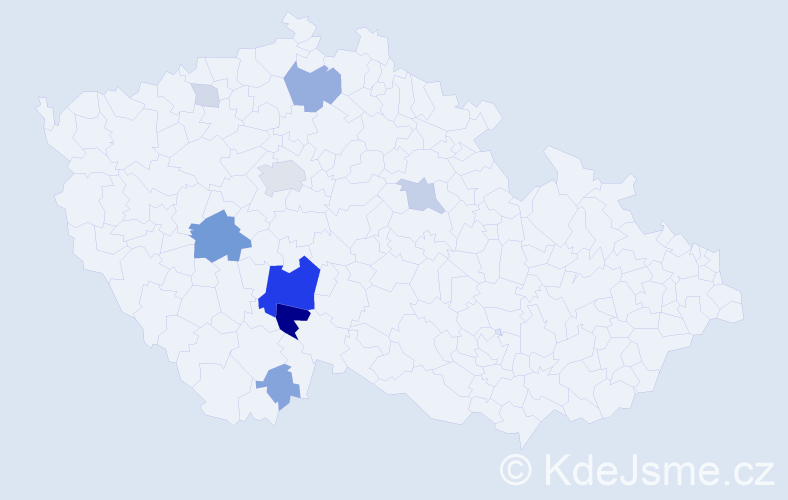 Příjmení: 'Lemberka', počet výskytů 34 v celé ČR