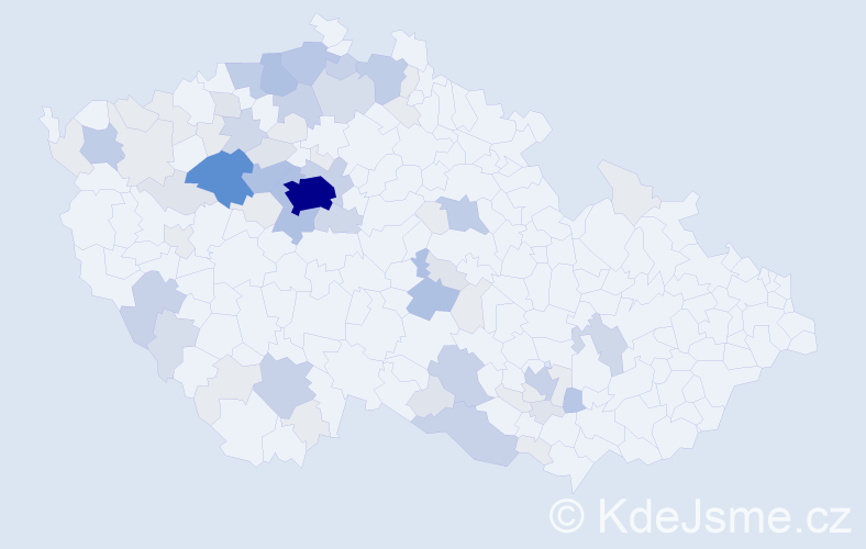 Příjmení: 'Ryvolová', počet výskytů 246 v celé ČR