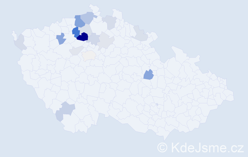 Příjmení: 'Fenglová', počet výskytů 41 v celé ČR
