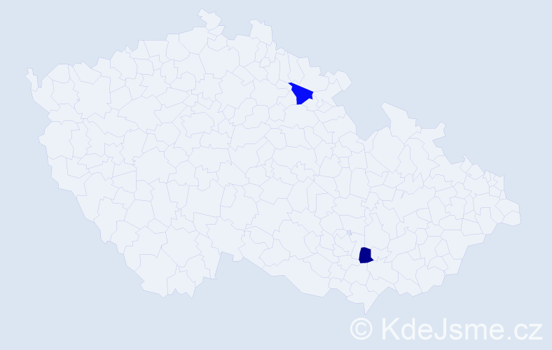 Příjmení: 'Syutryk', počet výskytů 2 v celé ČR