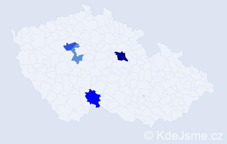 Příjmení: 'Motošková', počet výskytů 12 v celé ČR