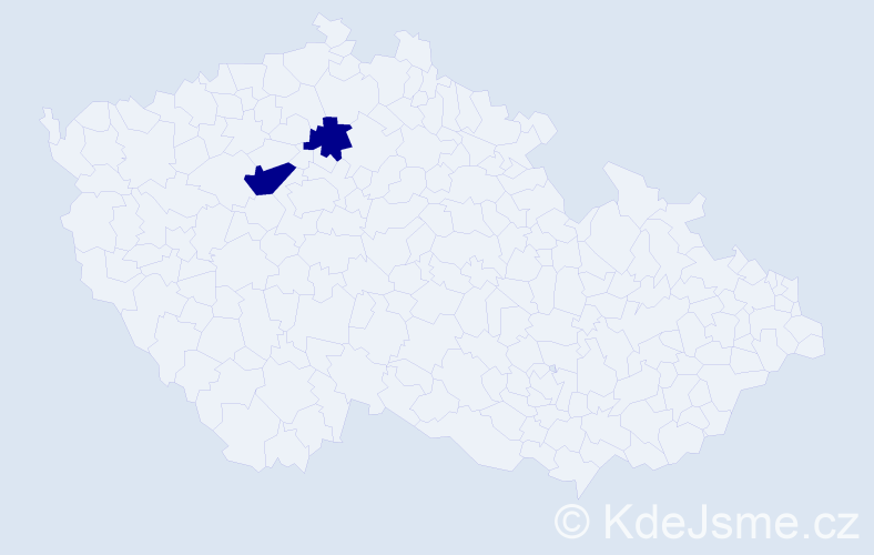 Příjmení: 'Nehring', počet výskytů 2 v celé ČR