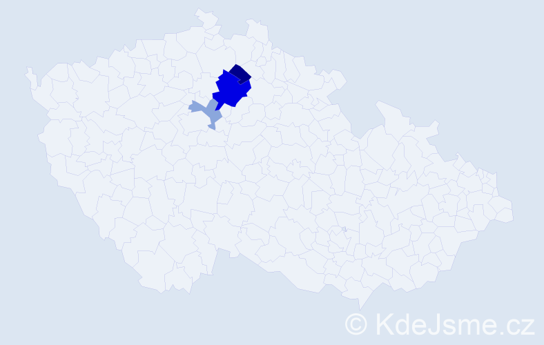 Příjmení: 'Krinwald', počet výskytů 13 v celé ČR
