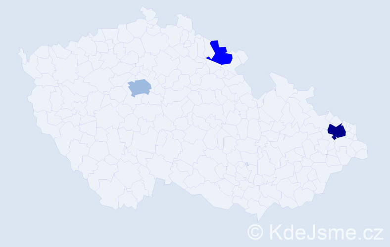 Příjmení: 'Marzecová', počet výskytů 8 v celé ČR
