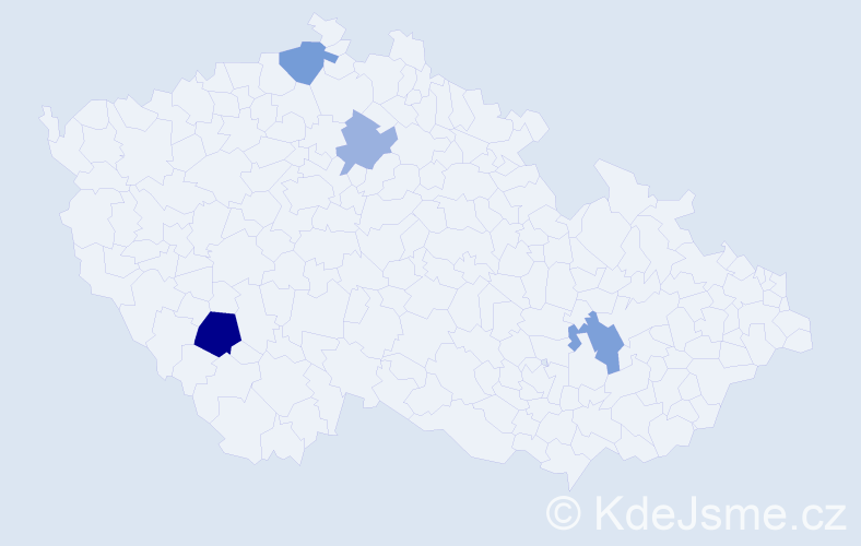 Příjmení: 'Repešová', počet výskytů 14 v celé ČR