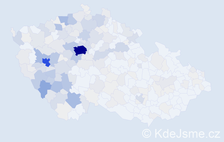 Příjmení: 'Brejcha', počet výskytů 1067 v celé ČR