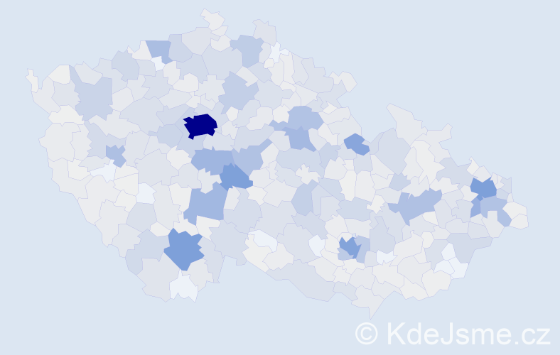 Příjmení: 'Filip', počet výskytů 3526 v celé ČR