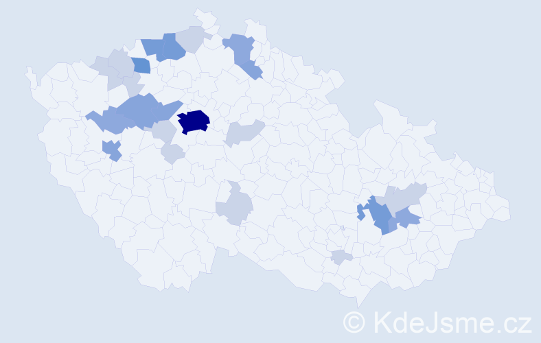 Příjmení: 'Bretschneider', počet výskytů 58 v celé ČR