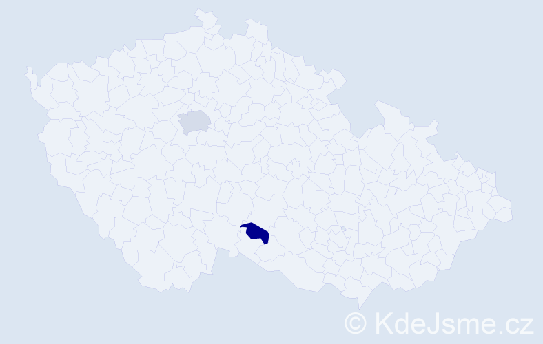 Příjmení: 'Demmer', počet výskytů 4 v celé ČR
