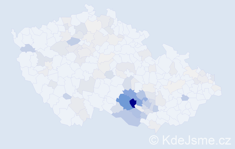 Příjmení: 'Hort', počet výskytů 512 v celé ČR