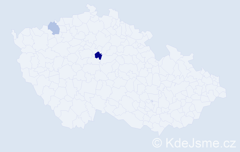 Příjmení: 'Domitrek', počet výskytů 3 v celé ČR