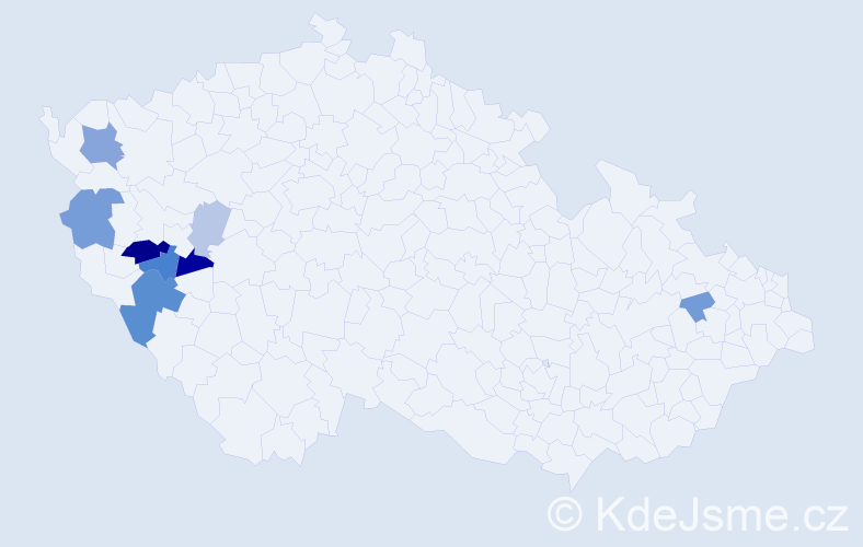 Příjmení: 'Korschinská', počet výskytů 19 v celé ČR