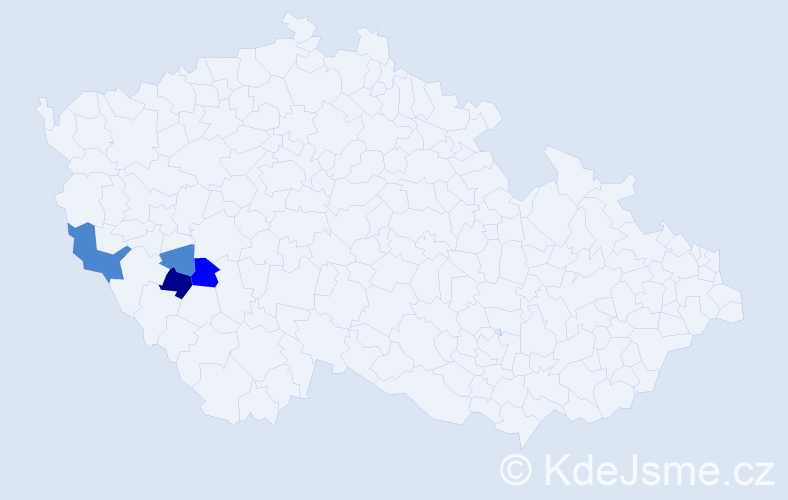 Příjmení: 'Stichenwirth', počet výskytů 11 v celé ČR
