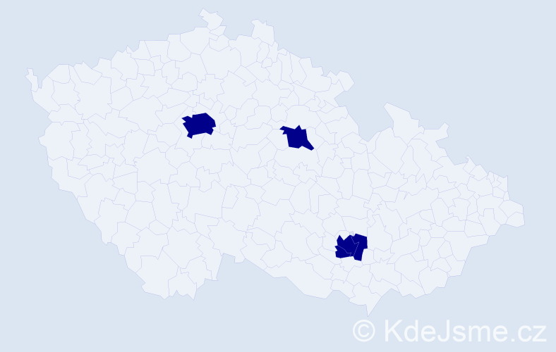 Příjmení: 'Basyuk', počet výskytů 4 v celé ČR