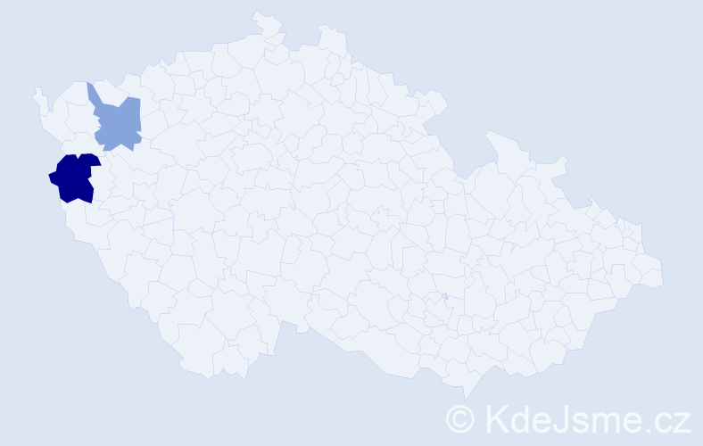 Příjmení: 'Kummert', počet výskytů 3 v celé ČR