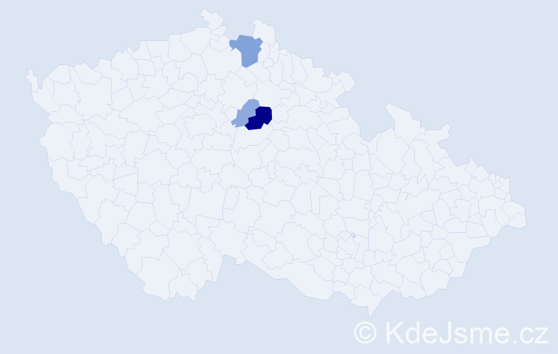Příjmení: 'Vojenčiaková', počet výskytů 11 v celé ČR