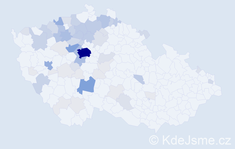 Příjmení: 'Pleticha', počet výskytů 222 v celé ČR
