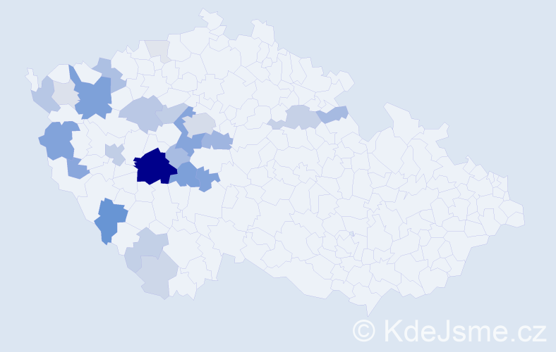 Příjmení: 'Eisenreichová', počet výskytů 84 v celé ČR