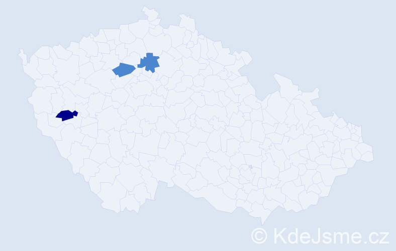 Příjmení: 'Grőschlová', počet výskytů 5 v celé ČR