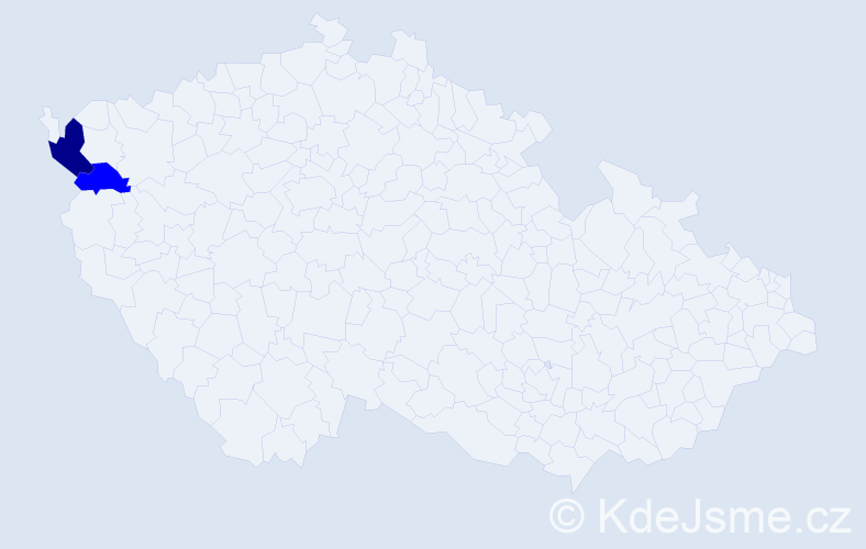 Příjmení: 'Antonjuková', počet výskytů 3 v celé ČR