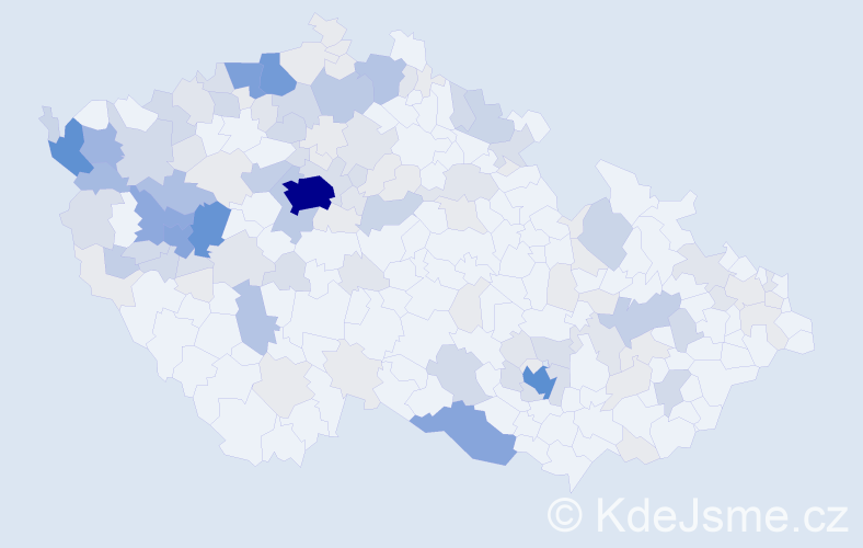 Příjmení: 'Roth', počet výskytů 461 v celé ČR