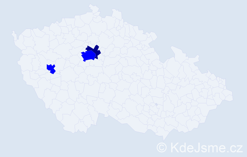 Příjmení: 'Kononenko', počet výskytů 4 v celé ČR