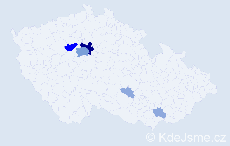 Příjmení: 'Antoci', počet výskytů 16 v celé ČR