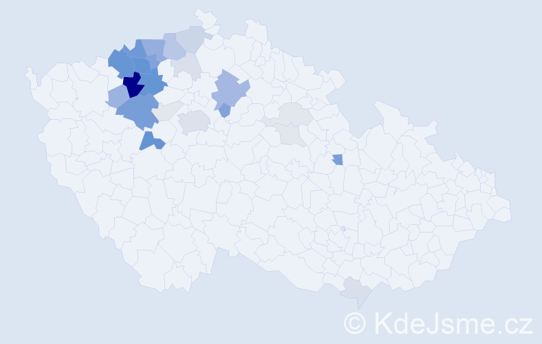 Příjmení: 'Andrt', počet výskytů 90 v celé ČR