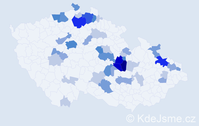 Příjmení: 'Leksová', počet výskytů 137 v celé ČR