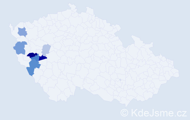 Příjmení: 'Korschinská', počet výskytů 18 v celé ČR