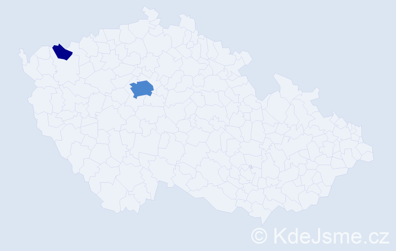 Příjmení: 'Shegeda', počet výskytů 6 v celé ČR
