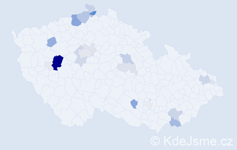 Příjmení: 'Inemanová', počet výskytů 57 v celé ČR