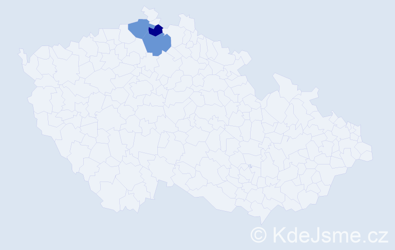 Příjmení: 'Medynská', počet výskytů 3 v celé ČR