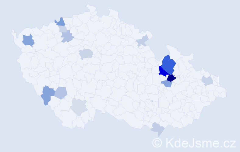 Příjmení: 'Dražná', počet výskytů 41 v celé ČR