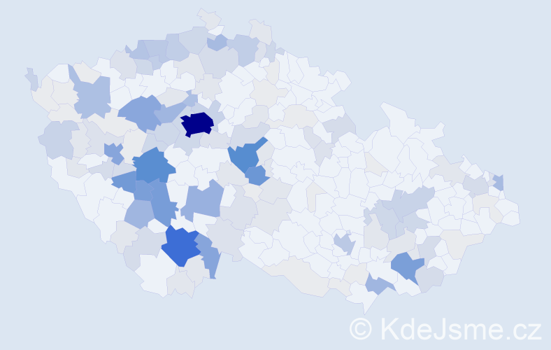 Příjmení: 'Viktorová', počet výskytů 663 v celé ČR