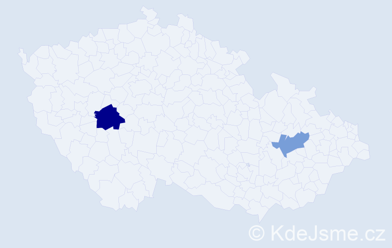 Příjmení: 'Stawarzová', počet výskytů 3 v celé ČR
