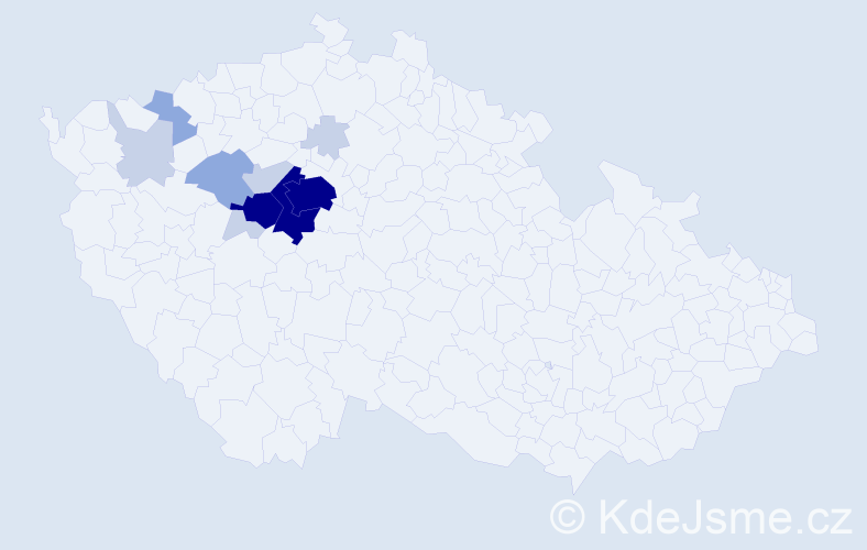 Příjmení: 'Nejepsová', počet výskytů 44 v celé ČR