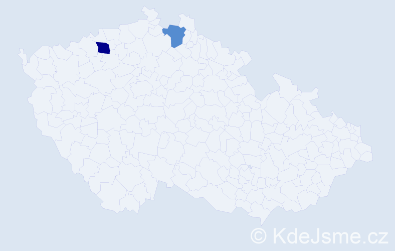 Příjmení: 'Kuruncziová', počet výskytů 5 v celé ČR