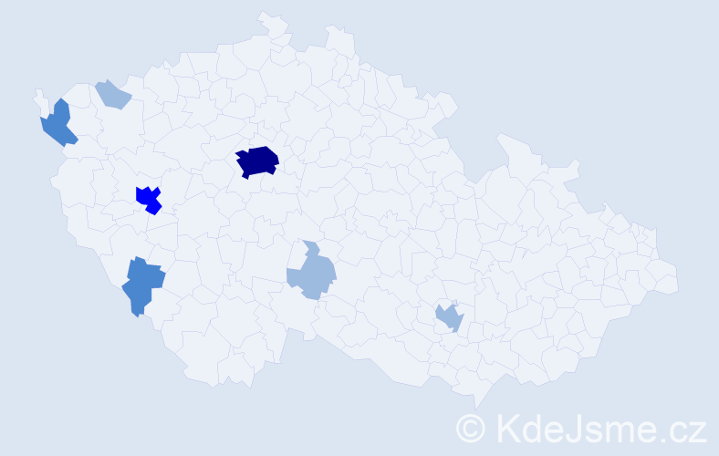 Příjmení: '"Do Xuan"', počet výskytů 14 v celé ČR