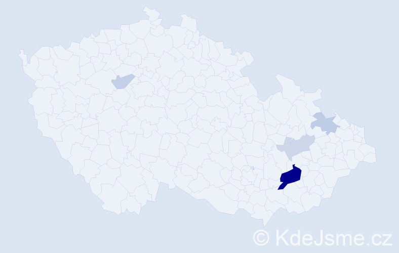 Příjmení: 'Gern', počet výskytů 11 v celé ČR
