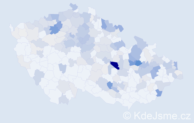 Příjmení: 'Dittrich', počet výskytů 760 v celé ČR