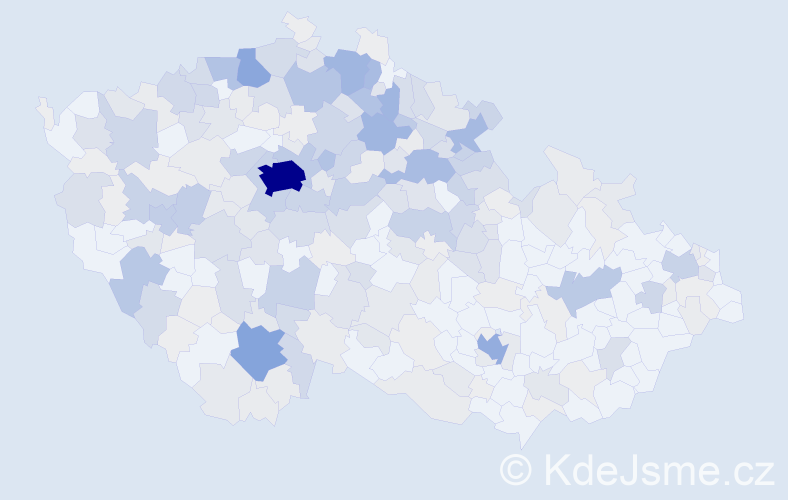 Příjmení: 'Matouš', počet výskytů 1169 v celé ČR